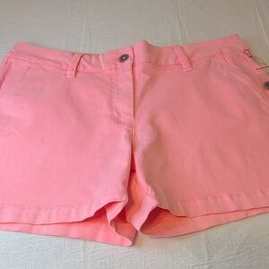 Chic High Waist Pink Women's Shorts